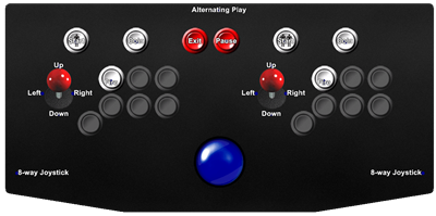 Venture - Arcade - Controls Information Image