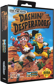 Dashin' Desperadoes - Box - 3D Image