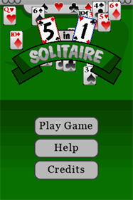 5 in 1 Solitaire - Screenshot - Game Title Image