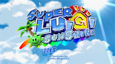 Super Luigi Sunshine - Screenshot - Game Title Image