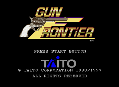 Arcade Gears Vol. 2: Gun Frontier - Screenshot - Game Title Image