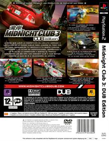 Midnight Club 3: DUB Edition - Box - Back Image