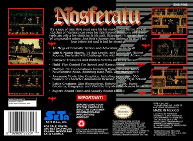 Nosferatu - Box - Back Image