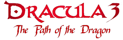 Dracula 3: The Path of the Dragon - Clear Logo Image