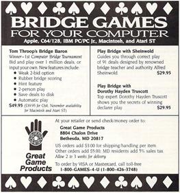 Tom Throop's Bridge Baron