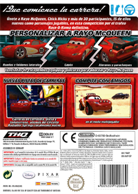 Cars: Race-O-Rama - Box - Back Image