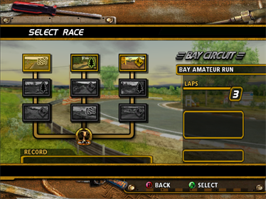 FlatOut - Screenshot - Game Select Image