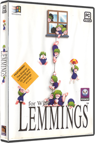 Lemmings for Windows - Box - 3D Image