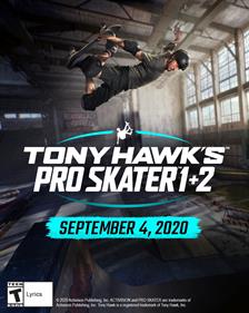 Tony Hawk's Pro Skater 1 + 2 - Advertisement Flyer - Front Image