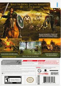 The Lord of the Rings: Aragorn's Quest - Box - Back Image