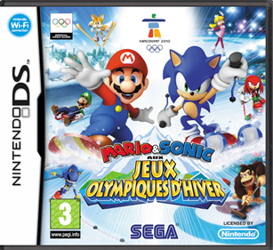 Mario & Sonic at the Olympic Winter Games - Box - Front - Reconstructed Image