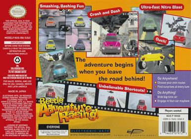 Beetle Adventure Racing! - Box - Back Image