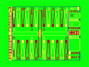 Backgammon (Microdeal) - Screenshot - Gameplay Image