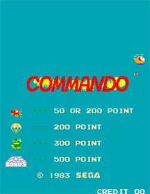 Commando - Screenshot - Game Title Image