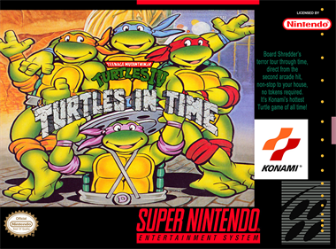 Teenage Mutant Ninja Turtles IV: Turtles in Time - Fanart - Box - Front Image