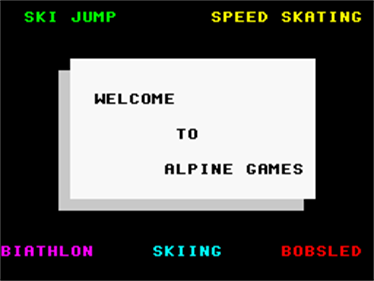 Alpine Games - Screenshot - Game Title Image
