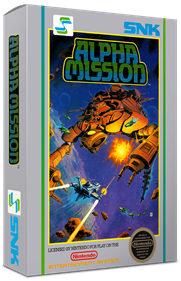 Alpha Mission - Box - 3D Image