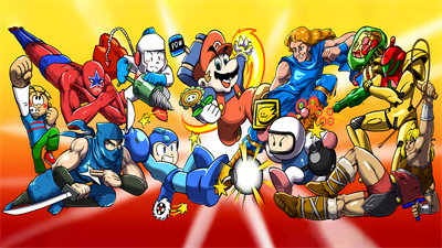 Famicom Fighters - Fanart - Background Image