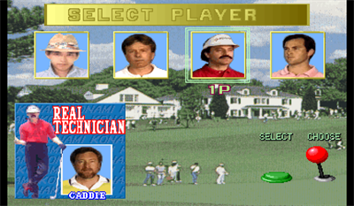 Konami's Open Golf Championship - Screenshot - Game Select Image