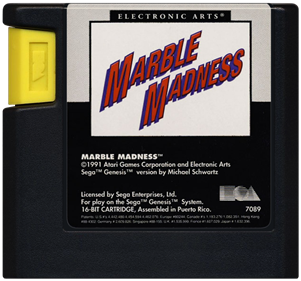 Marble Madness (Electronic Arts) - Cart - Front Image
