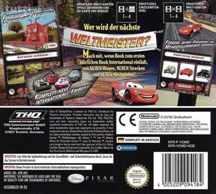 Cars: Mater-National Championship - Box - Back Image