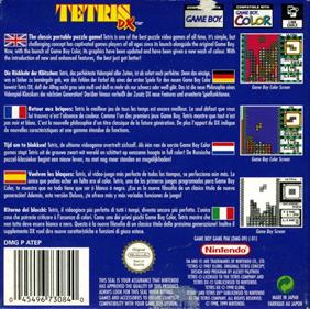 Tetris DX - Box - Back Image