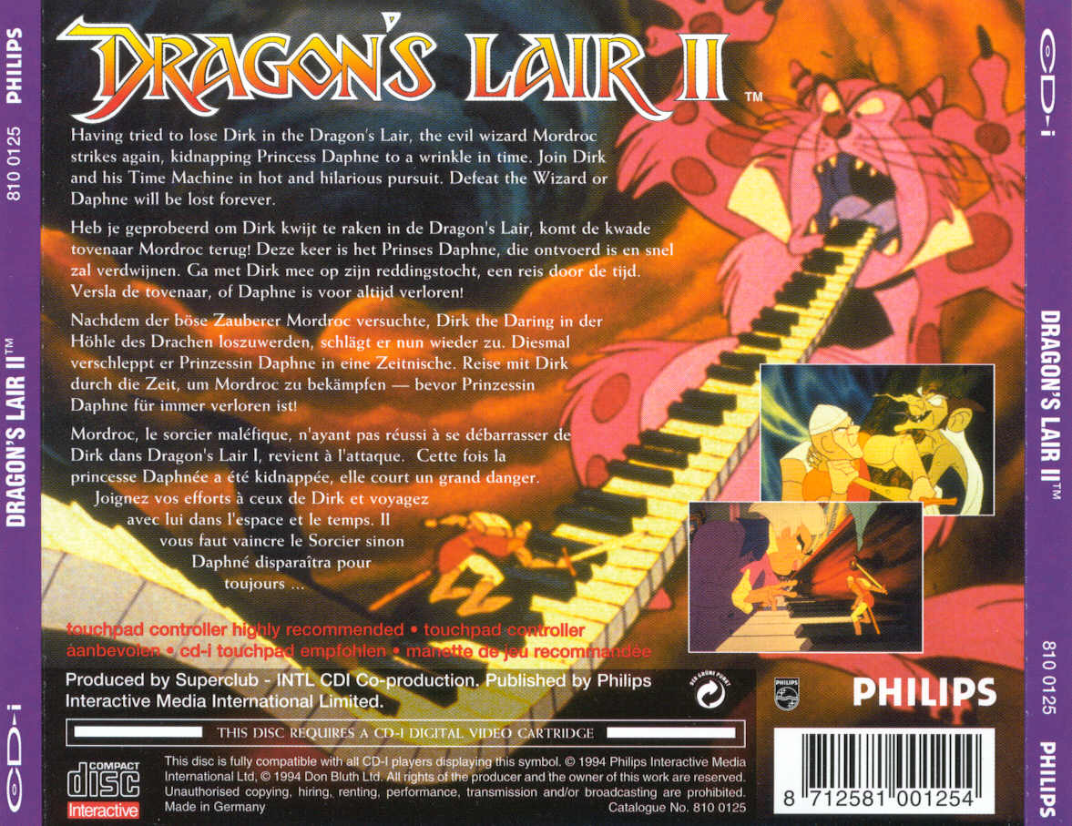 Dragon S Lair Ii Time Warp Details Launchbox Games Database