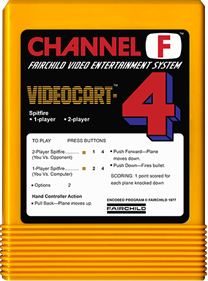 Videocart-4: Spitfire - Fanart - Cart - Front Image