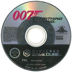 007: Everything or Nothing - Disc Image