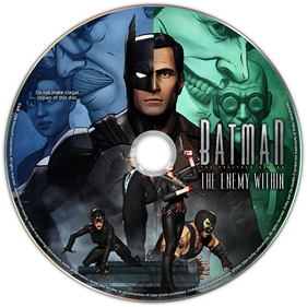 Batman: The Telltale Series: The Enemy Within - Fanart - Disc Image