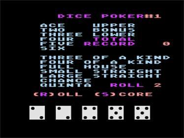 Dice Poker - Screenshot - Gameplay Image