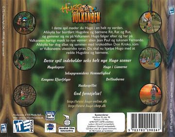 Hugo: Jungle Island - Box - Back Image
