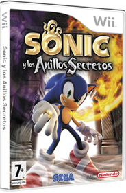 Sonic and the Secret Rings - Box - 3D Image