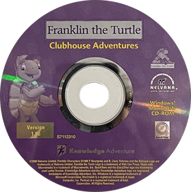 Franklin the Turtle: Clubhouse Adventures - Disc Image