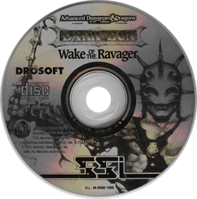 Dark Sun: Wake of the Ravager - Disc Image