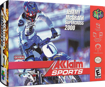 Jeremy McGrath Supercross 2000 - Box - 3D Image