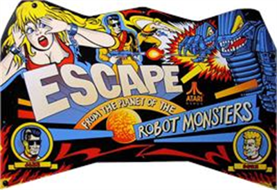 Escape from the Planet of the Robot Monsters - Arcade - Marquee Image