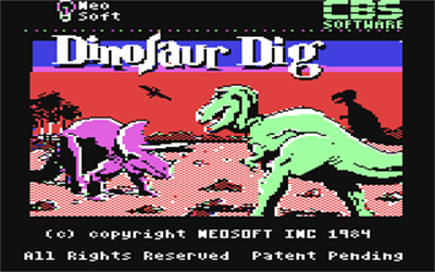 Dinosaur Dig - Screenshot - Game Title Image