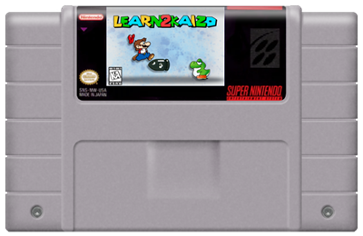 Super Mario World: Learn 2 Kaizo - Fanart - Cart - Front Image