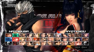 Dead or Alive 5: Last Round - Screenshot - Game Select Image