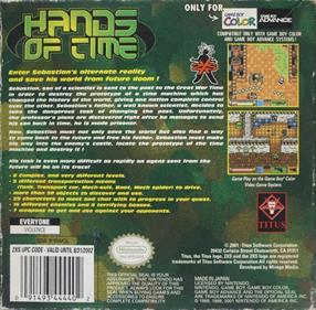 Hands of Time - Box - Back Image