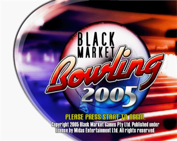 Black Market Bowling - Screenshot - Game Title Image