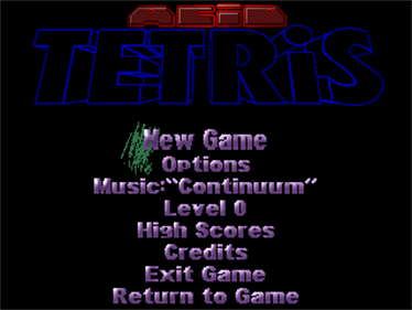 ACiD Tetris - Screenshot - Game Title