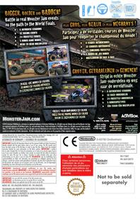 Monster Jam: Path of Destruction - Box - Back Image