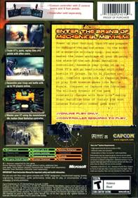 Steel Battalion: Line of Contact - Box - Back Image