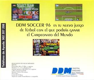 DDM Soccer 96 - Box - Back Image