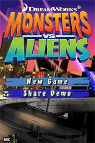 Monsters vs. Aliens - Screenshot - Game Title Image
