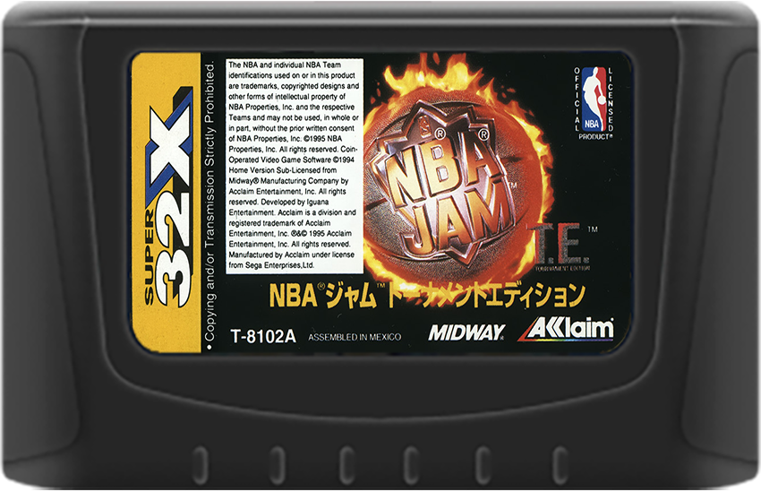 NBA Jam: Tournament Edition 1995 Game Working Cartridge -  Canada