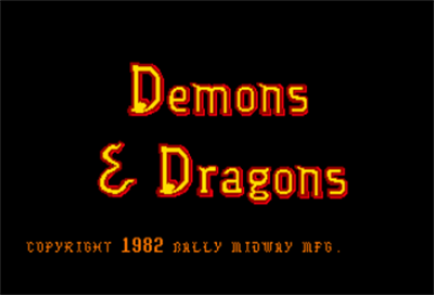 Demons & Dragons - Screenshot - Game Title Image