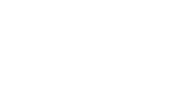 Brutalo Boulderdash - Clear Logo Image